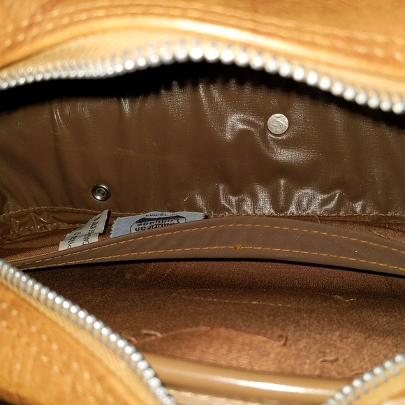 Vintage 1975 American Tourister Luggage Leather Tote - Picture 3 of 10